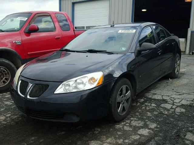 1G2ZF57B084257212 - 2008 PONTIAC G6 VALUE L BLACK photo 2