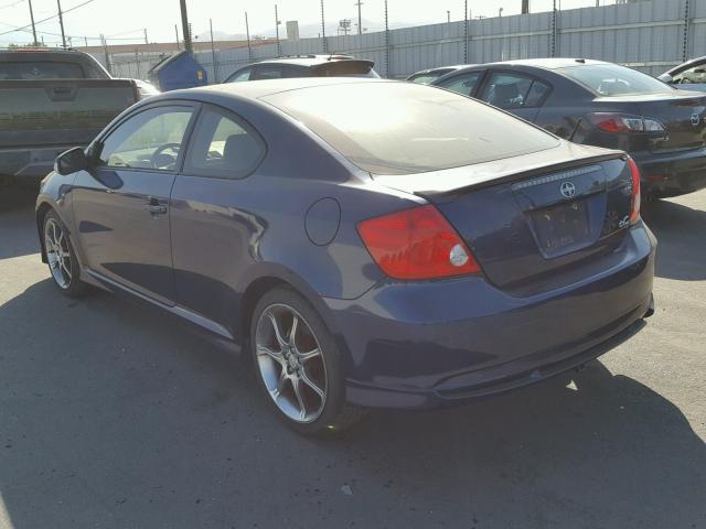 JTKDE177150009740 - 2005 TOYOTA SCION TC 蓝色 照片 3