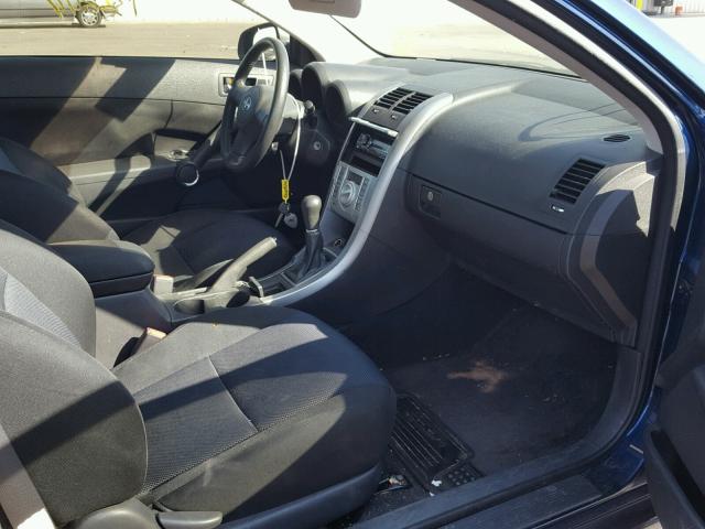 JTKDE177150009740 - 2005 TOYOTA SCION TC 蓝色 照片 5