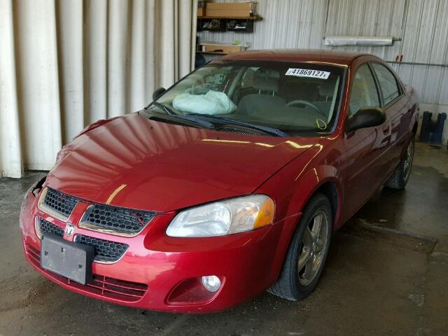 1B3EL56R54N276491 - 2004 DODGE STRATUS RED photo 2