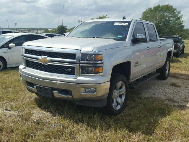 3GCUKSEC6EG121905 - 2014 CHEVROLET SILVERADO SILVER photo 2