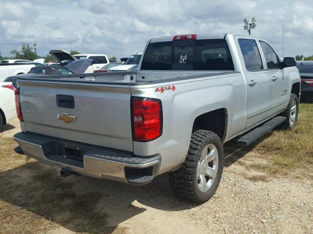 3GCUKSEC6EG121905 - 2014 CHEVROLET SILVERADO SILVER photo 4