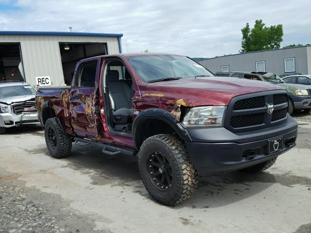 1C6RR7ST2HS594370 - 2017 RAM 1500 ST BURGUNDY photo 1