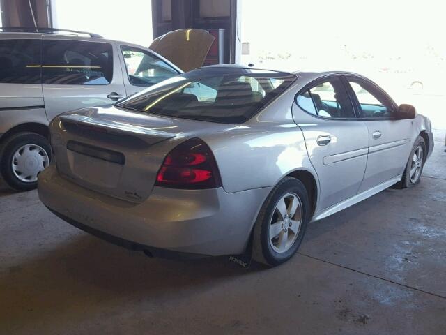 2G2WP552X61289077 - 2006 PONTIAC GRAND PRIX GRAY photo 4