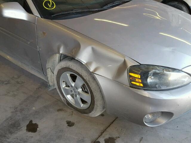 2G2WP552X61289077 - 2006 PONTIAC GRAND PRIX GRAY photo 9
