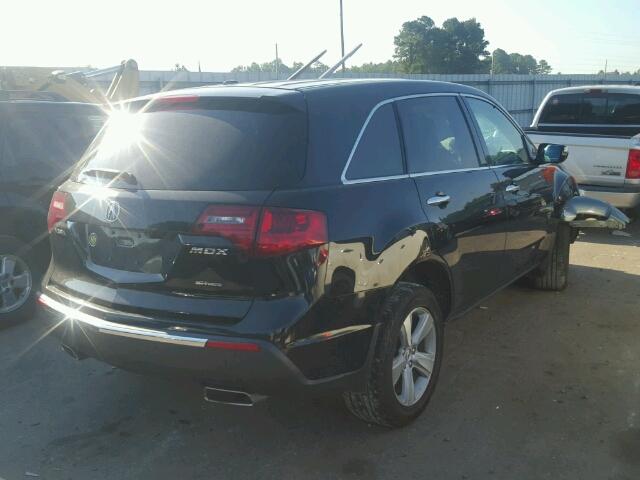 2HNYD2H6XBH503135 - 2011 ACURA MDX TECHNO BLACK photo 4