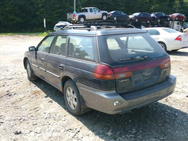 4S3BG6857W6644348 - 1998 SUBARU LEGACY 30T BLUE photo 3