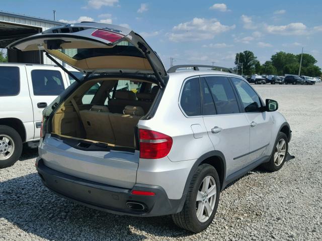 5UXFE835X7LZ45496 - 2007 BMW X5 4.8I SILVER photo 4
