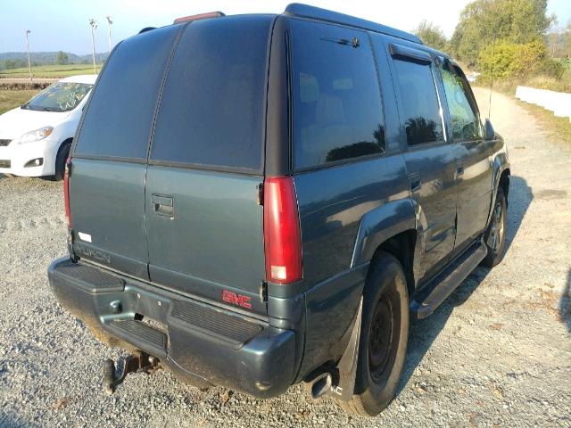 1GKEK63R5YR196266 - 2000 GMC DENALI BLUE photo 4