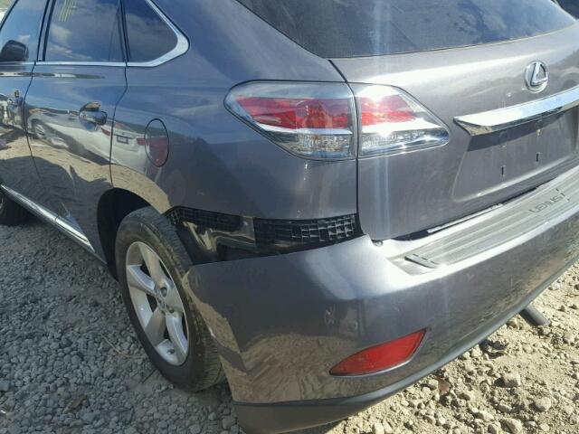 JTJZK1BA8E2418196 - 2014 LEXUS RX 350 GRAY photo 9