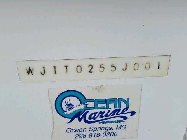 WJ1T0255J001 - 2001 PROS BOAT WHITE photo 10
