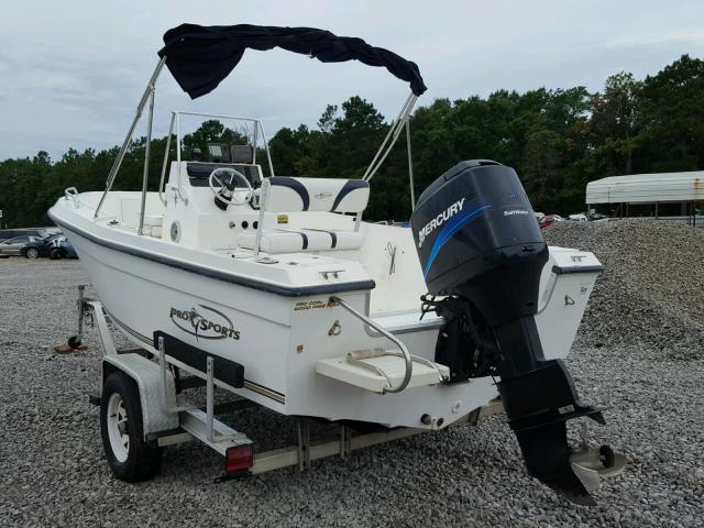 WJ1T0255J001 - 2001 PROS BOAT WHITE photo 3