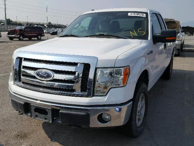 1FTFX1EV0AFC38056 - 2010 FORD F150 XLT WHITE photo 2