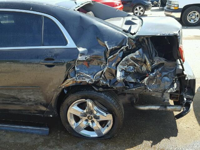 1G1ZC5EB3A4139970 - 2010 CHEVROLET MALIBU 1LT BLACK photo 9