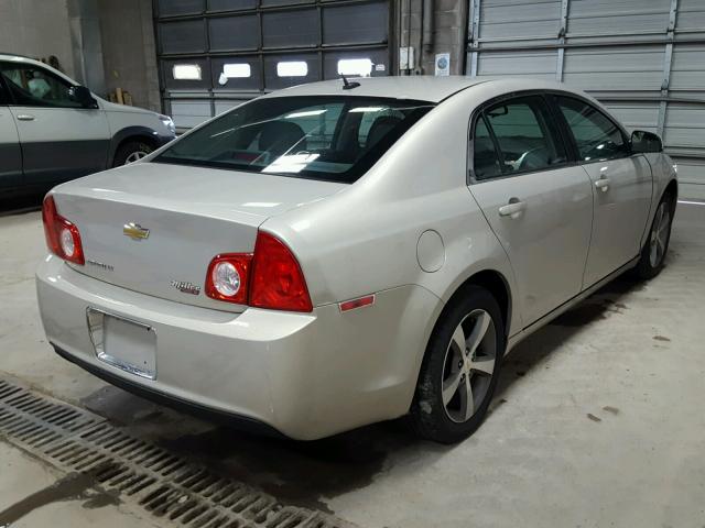 1G1ZC5E10BF257794 - 2011 CHEVROLET MALIBU 1LT 奶油色 照片 4