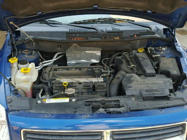 1B3HB48A79D165696 - 2009 DODGE CALIBER BLUE photo 7