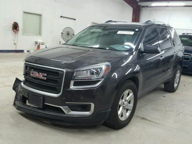 1GKKRPKD7FJ353754 - 2015 GMC ACADIA SLE CHARCOAL photo 2