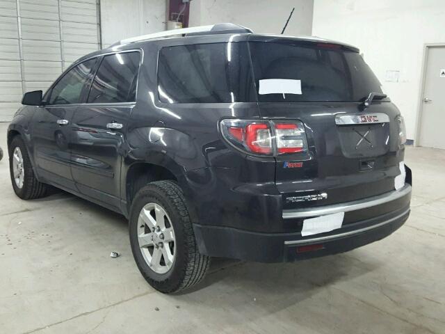 1GKKRPKD7FJ353754 - 2015 GMC ACADIA SLE CHARCOAL photo 3