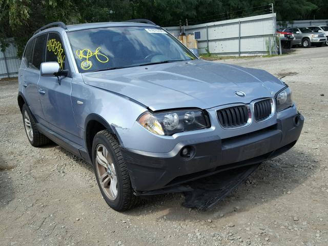 WBXPA73484WB28711 - 2004 BMW X3 2.5I BLUE photo 1