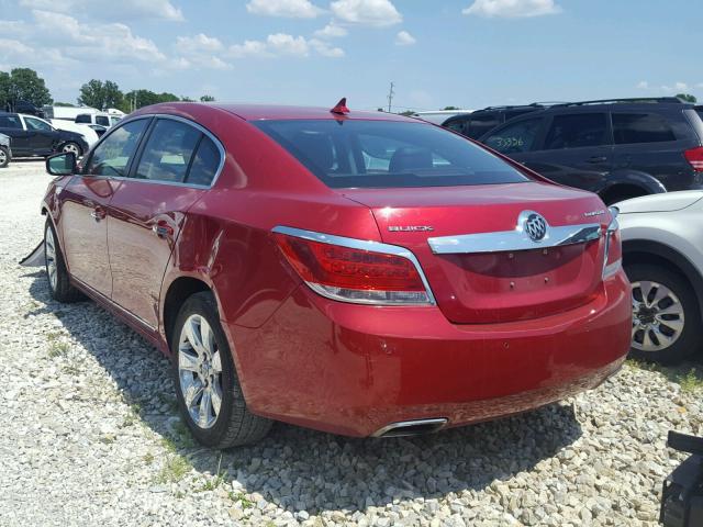 1G4GD5E39CF363428 - 2012 BUICK LACROSSE P MAROON photo 3