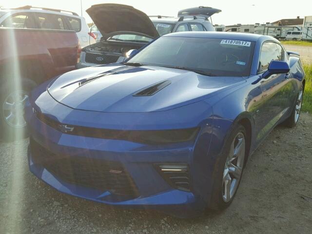 1G1FF1R71G0127227 - 2016 CHEVROLET CAMARO BLUE photo 2