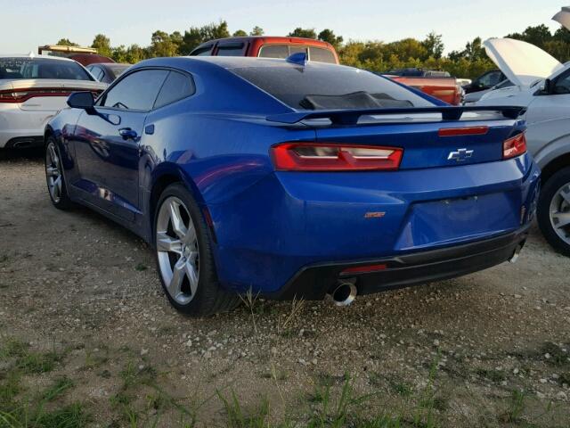 1G1FF1R71G0127227 - 2016 CHEVROLET CAMARO BLUE photo 3