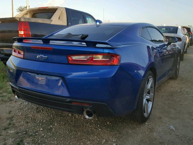 1G1FF1R71G0127227 - 2016 CHEVROLET CAMARO BLUE photo 4