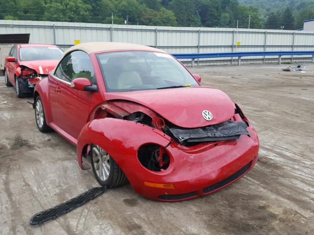 3VWRG3AL6AM005549 - 2010 VOLKSWAGEN NEW BEETLE RED photo 1