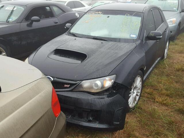 JF1GR89698L829823 - 2008 SUBARU IMPREZA BLACK photo 2