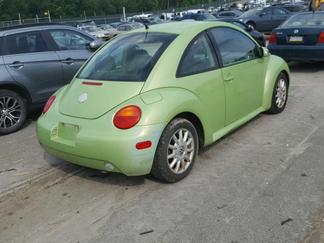 3VWCK31C64M414126 - 2004 VOLKSWAGEN NEW BEETLE 绿色 照片 4