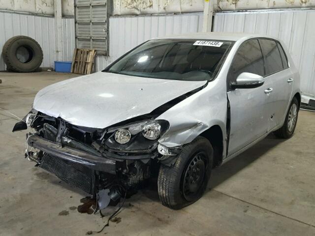 WVWDB7AJ9DW135587 - 2013 VOLKSWAGEN GOLF SILVER photo 2
