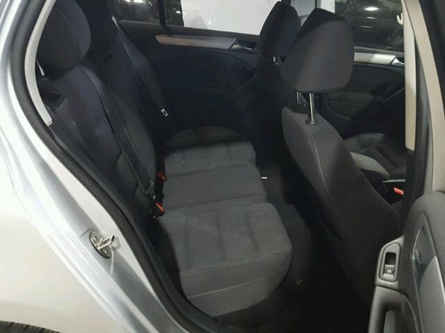 WVWDB7AJ9DW135587 - 2013 VOLKSWAGEN GOLF SILVER photo 6