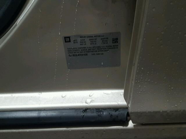 1G11B5SL4FF341936 - 2015 CHEVROLET MALIBU LS თაფლისფერი ფოტო 10