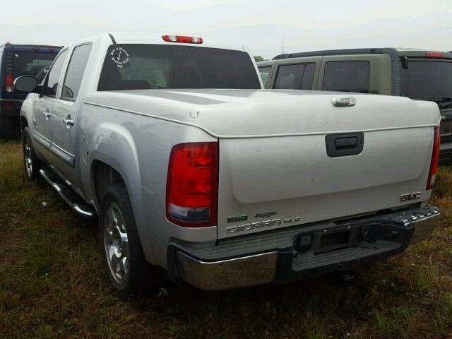 3GTP1VE07BG244714 - 2011 GMC SIERRA SILVER photo 3