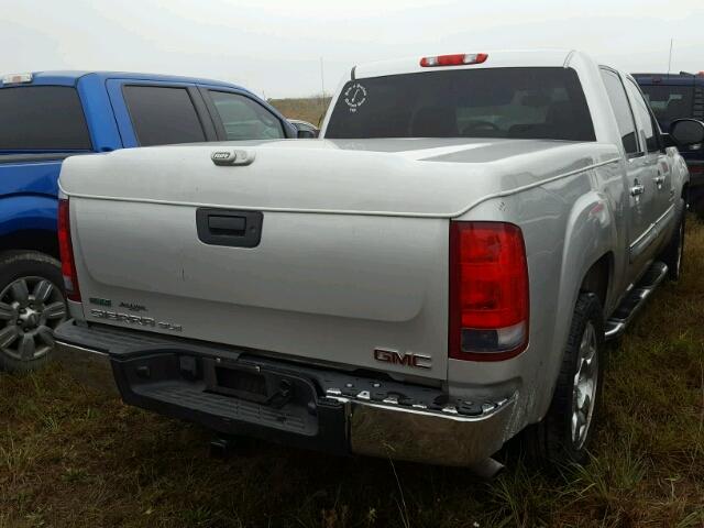 3GTP1VE07BG244714 - 2011 GMC SIERRA SILVER photo 4