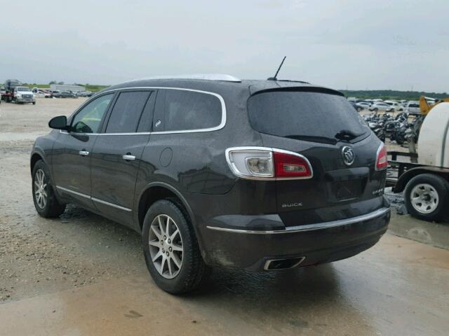 5GAKRBKD2EJ343972 - 2014 BUICK ENCLAVE BLACK photo 3