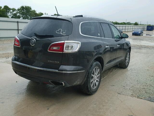 5GAKRBKD2EJ343972 - 2014 BUICK ENCLAVE BLACK photo 4