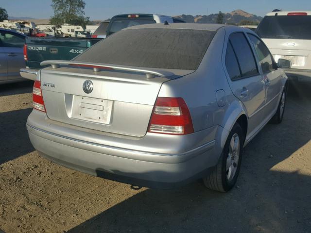 3VWSA69M64M112753 - 2004 VOLKSWAGEN JETTA GLS SILVER photo 4