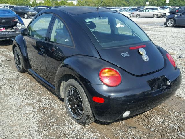 3VWCS21C21M432290 - 2001 VOLKSWAGEN NEW BEETLE 黑色 照片 3