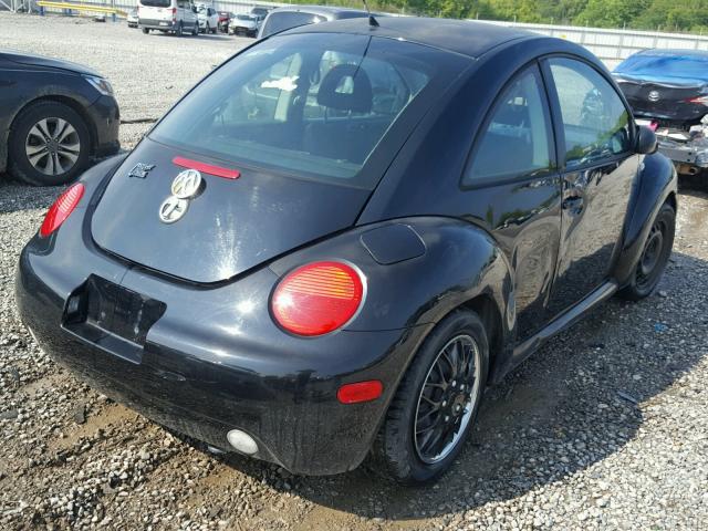 3VWCS21C21M432290 - 2001 VOLKSWAGEN NEW BEETLE 黑色 照片 4
