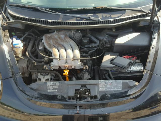 3VWCS21C21M432290 - 2001 VOLKSWAGEN NEW BEETLE 黑色 照片 7