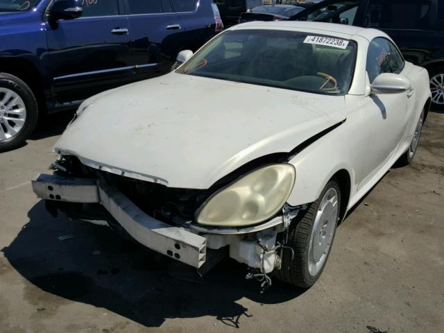 JTHFN48Y420004454 - 2002 LEXUS SC 430 WHITE photo 2