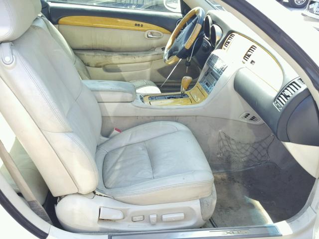 JTHFN48Y420004454 - 2002 LEXUS SC 430 WHITE photo 5