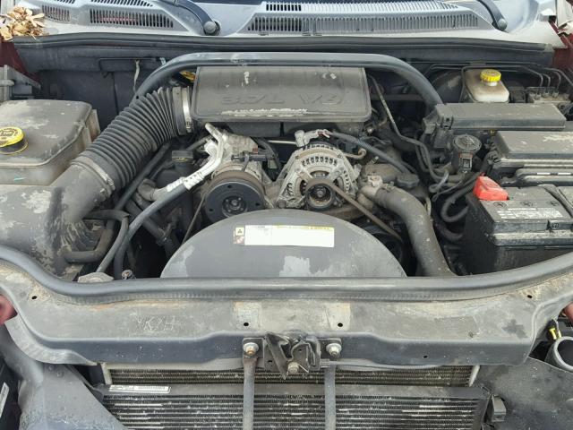 1J8HG48K47C685990 - 2007 JEEP COMMANDER BURGUNDY photo 7