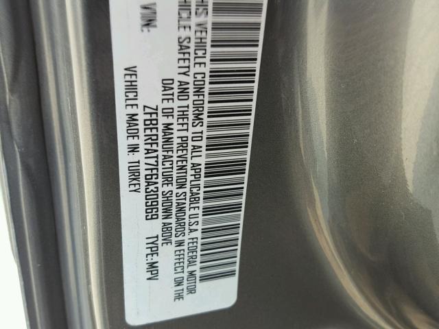 ZFBERFAT7F6A30969 - 2015 RAM PROMASTER 灰色 照片 10