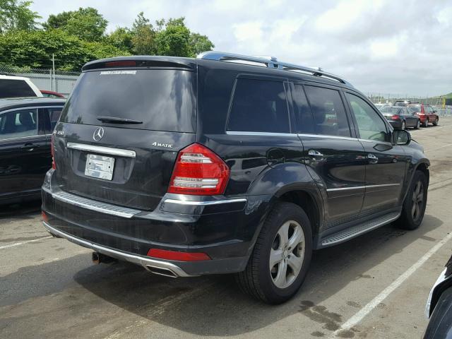 4JGBF7BE3AA611849 - 2010 MERCEDES-BENZ GL 450 4MA BLACK photo 4