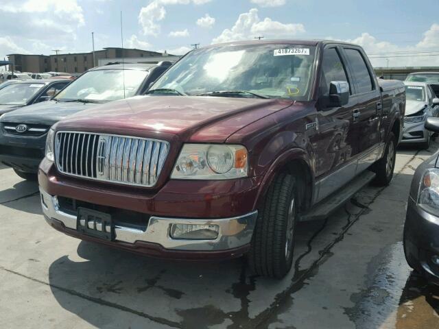 5LTPW16526FJ06085 - 2006 LINCOLN MARK LT MAROON photo 2