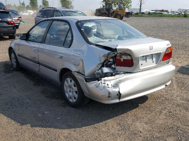 2HGEJ6616YH913134 - 2000 HONDA CIVIC BASE SILVER photo 3