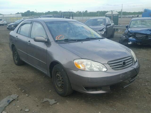 1NXBR32E93Z056584 - 2003 TOYOTA COROLLA CE GRAY photo 1