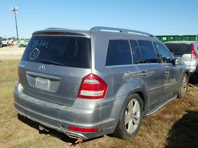 4JGBF7BE5CA771251 - 2012 MERCEDES-BENZ GL 450 4MA SILVER photo 4